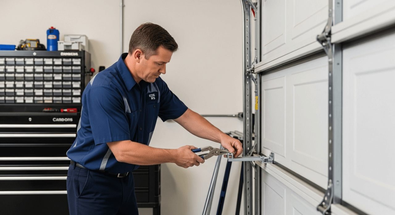 Garage Door Track Repair & Replacement services5